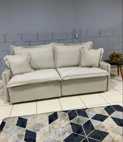 SOFÁ CAMA - ESTOFADOS DIVIDIMOS EM ATE 10 X SEM JUROS 
