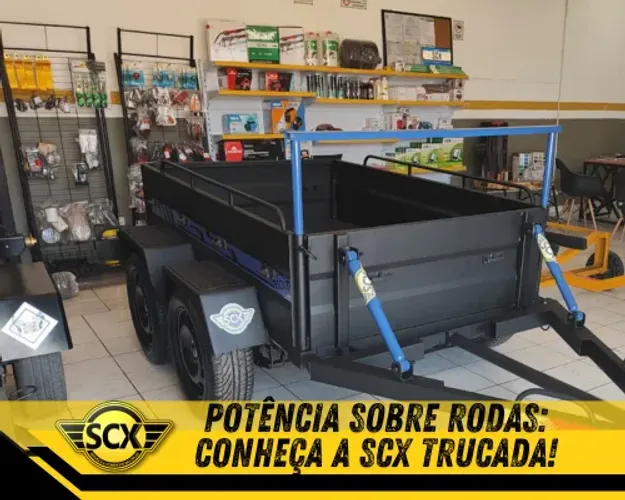 Reboque Profissional SCX - Ideal para Frete Diário e Carga Pesada!
