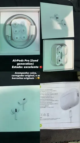AirPods Pro (2and generation) troco em um ps4 ou um celular com volta minha