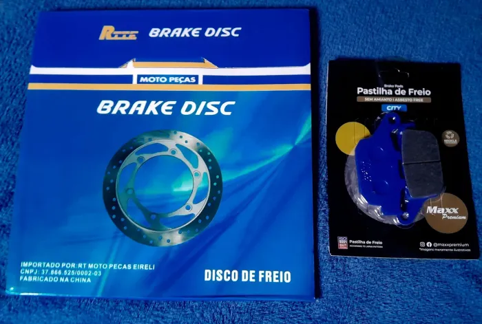 Cb 300 Disco de Freio Traseiro + Pastilha NOVOS 