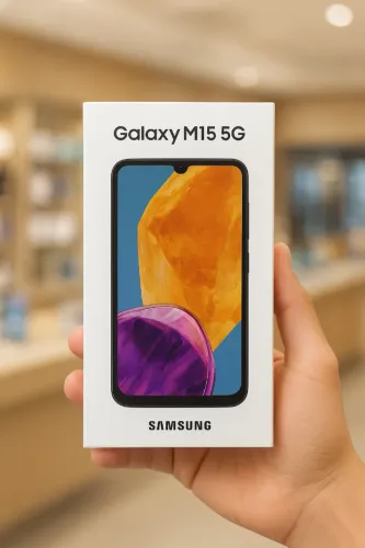 (novo) Samsung Galaxy M15 5G, Tela Amoled, Câmera Tripla 50MP, 128GB! Novo e Lacrado!