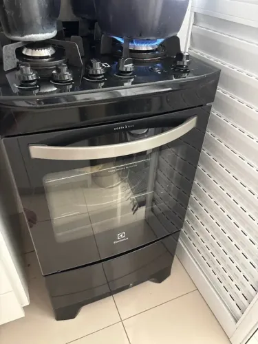Fogão Electrolux 4 Bocas Preto - Semi-novo