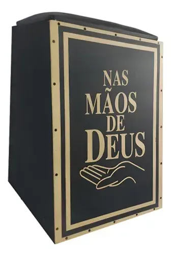 Cajon Jaguar K2 Pro Acústico Inclinado - Mão De Deus Estampado