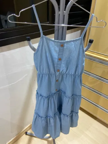 Vestido jeans infantil 