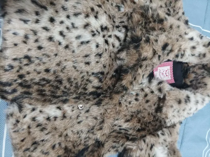 Casaco Infantil com Estampa Animal Print