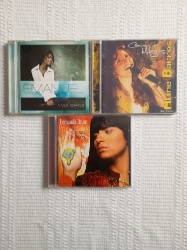 3 CD'S: Nívea Soares, Aline Barros e Fernanda Brum