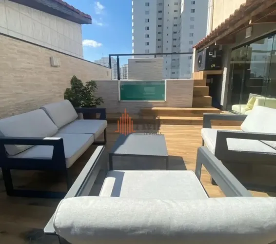 Cobertura Duplex 140m² com 2 quartos, 1 suíte à Venda no Tatuapé