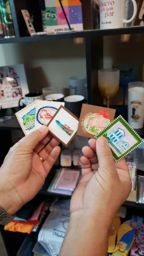 Imã de geladeira personalizado com logomarca ou foto