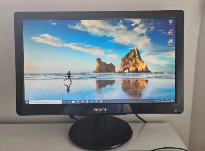 monitor led philips 19.5 polegadas 200v4lsb2