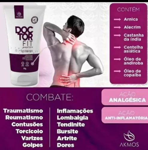 Doctor Fit Akmos - Alívio Imediato para Dores Musculares