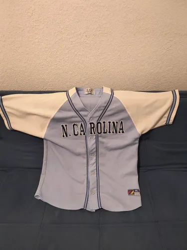 CAMISETA DE BEISEBOL North Carolina Tar Heels tamanho XL AST Sportswear Vintage NC