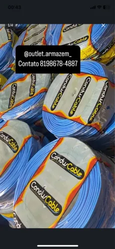 Cabos Elétricos CondusCable - 2,5 e outros tamanhos
