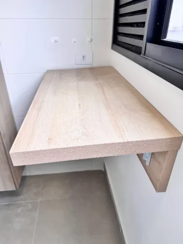 Mesa de Parede Dobrável Retrátil Alta Qualidade Madeira Mdf 91 x 46 x 4,5 cm R$350 Baixei!