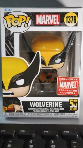 Wolverine Funko POP! - 1376 - exclusive collector corps - x-men 50 anos - boneco marvel