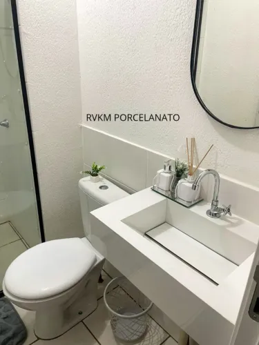 Pia de porcelanato