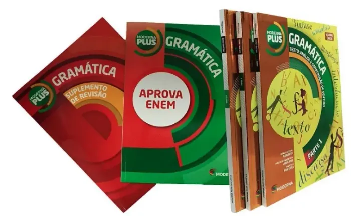 Livro Gramática - Texto: Análise e Construção de Sentido - Moderna Plus