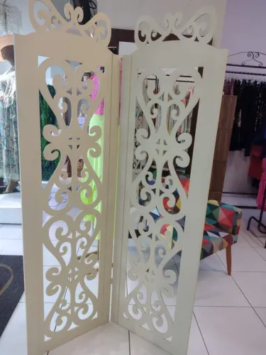 Biombo para vitrine, separar ambientes