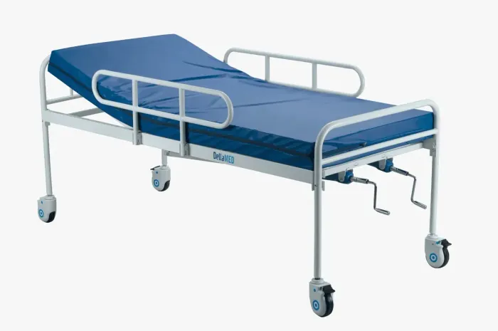 Cama hospitalar 2 Manivelas Dellamed + Colchão novo