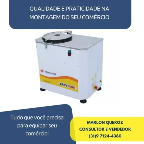 Amassadeira 15 KG Rápida Venâncio 220v Nova