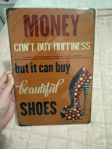 Plaquinha vintage decorativa inspirado em ?O Diabo veste Prada?