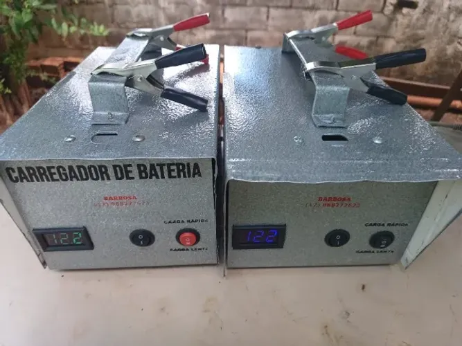 Carregador de Bateria 38A para Caminhão Trator Carro
