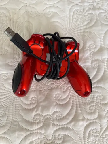Controle de PC Vermelho com Fio USB