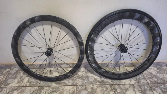 Rodas speed carbono lun hyper 54/45 raios em carbono rolamentos em cerâmica 