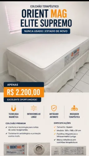 Colchão Orient Mag Elite Supremo Original Queen - Estado de Novo