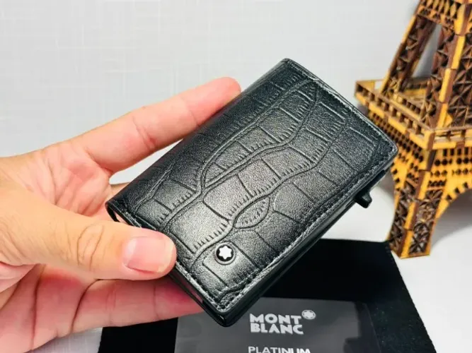 MINI CARTEIRA PREMIUM PORTA CARTÃO AUTOMATICO PREMIUM MONTBLANC