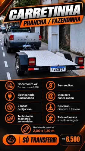 CARRETINHA PRANCHA / FAZENDINHA
