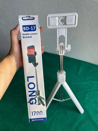 Tripé Bastão Selfie Bluetooth 1,70m