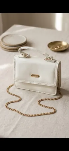 Bolsa branca elegante