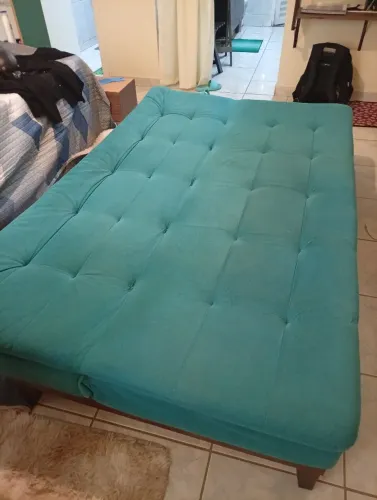 Sofá cama azul