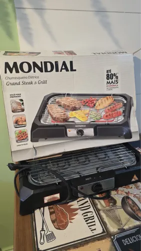 CHURRASQUEIRA ELÉTRICA - mondial 220v