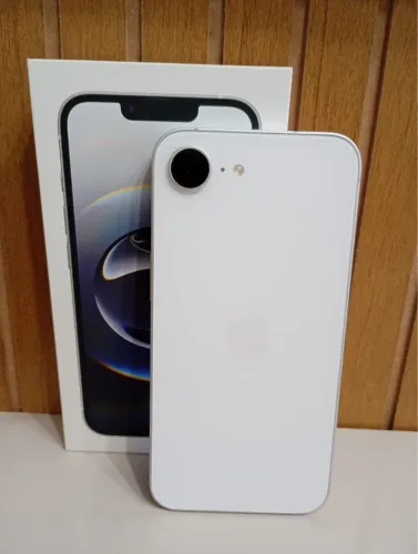iPhone 16 e branco 128 GB com nota fiscal