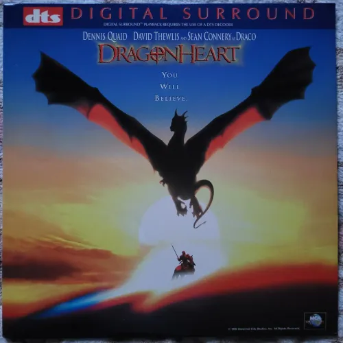 Laserdisc LD Coração de Dragão Audio 5.1 DTS Raridade - Laser Disc