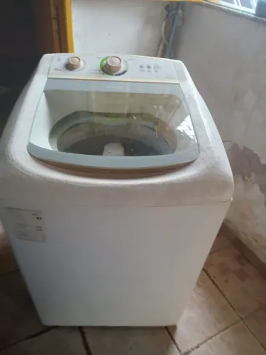 Máquina de lavar roupa funcionando perfeitamente com garantia e frete grátis 