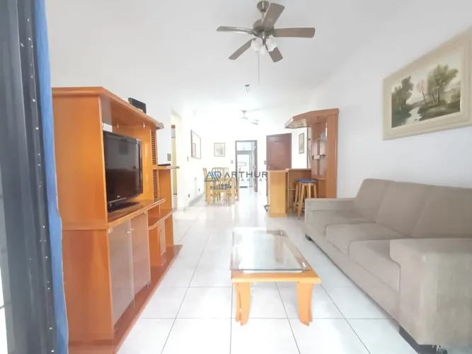 Apartamento para locação em Praia Grande no Canto do Forte a 2 quadras da praia