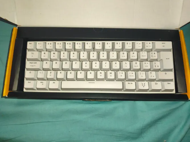 TECLADO HUSKY BLIZZARD 60% BRANCO