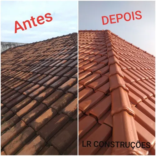Lavagem e pintura de telhados