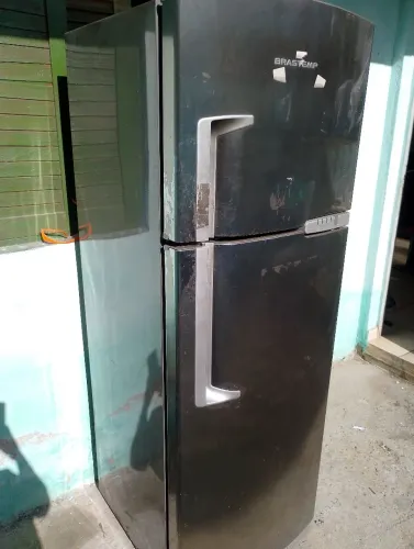 Geladeira Brastemp inox duplex 
