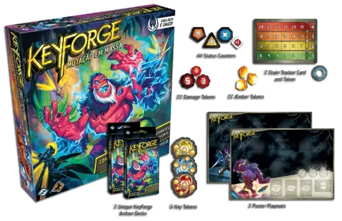 Keyforge: Mutação Em Massa - COMBO 6 Decks + Adventure Solo