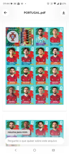 PDF para impressão de coleção álbum copa 2026