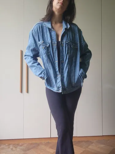 Jaqueta jeans GG
