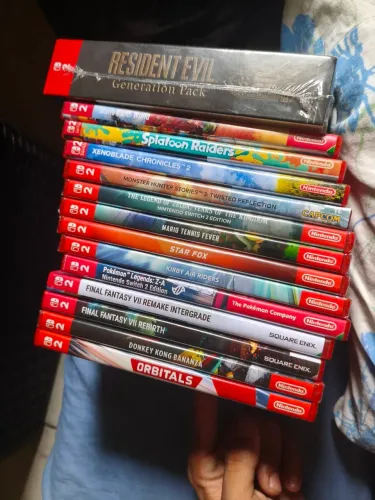 Lote 16 jogos de switch 2