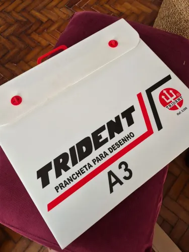 Prancheta Portátil para Desenho A3 Trident Ref. 5000 com Régua Paralela + Maleta e NF