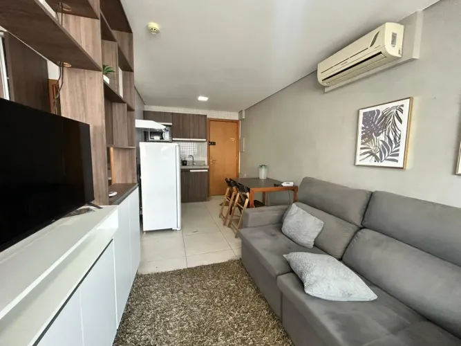 Flat mobiliado para locação no Jardim Goiás, Goiânia, GO