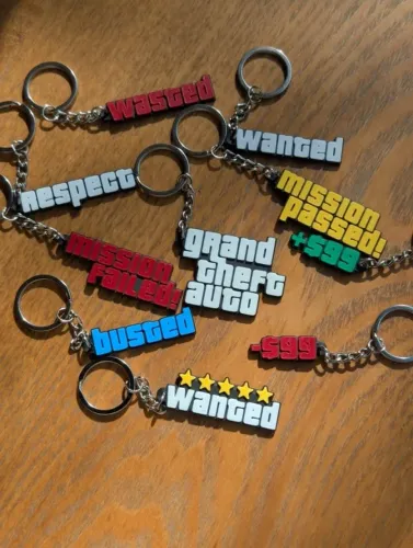 Chaveiros GTA - NerdDog Store - Grand Theft Auto PS5 Jogo CJ