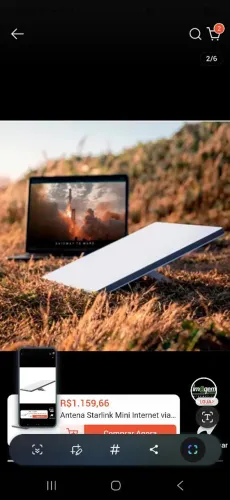 StarLink Mini - NOVA - LACRADA - NUNCA USADA