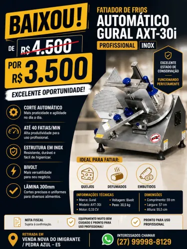 Fatiador de frios automático